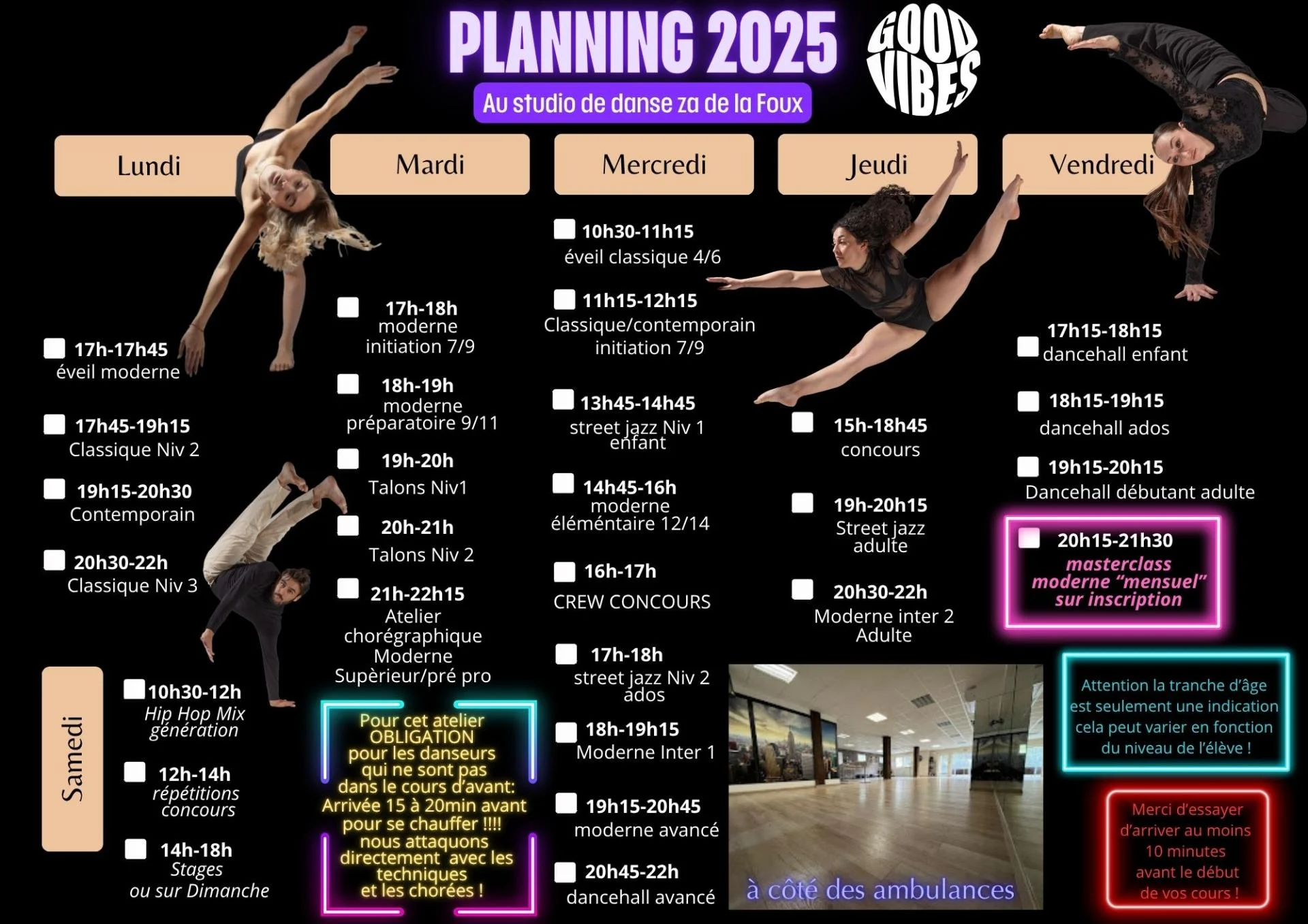 Planning 2025 studio corrige 1